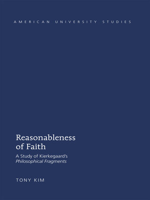 cover image of Reasonableness of Faith